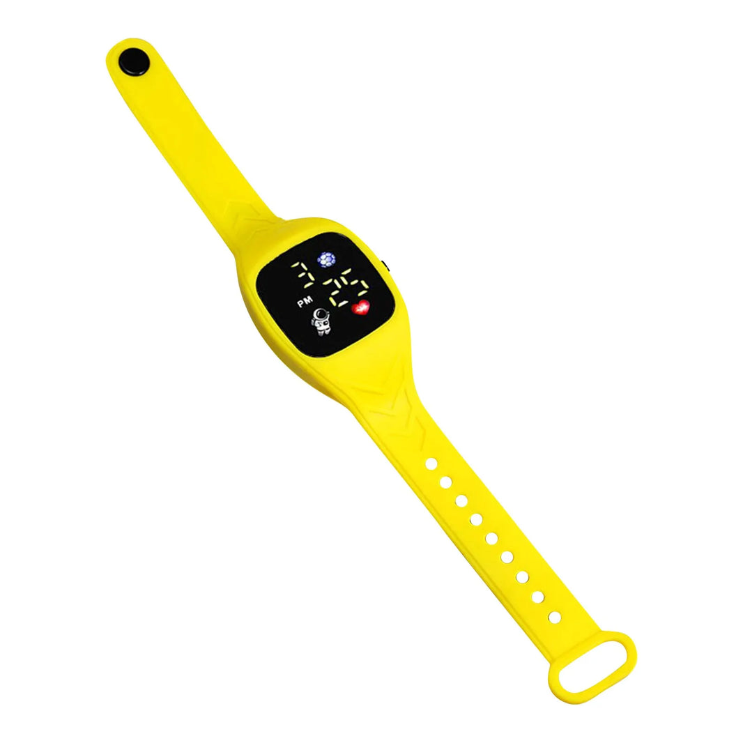 Children’s Sports Electronic LED Digital Watch 24-Hour Outdoor Sports Silicone Strap Football Watch