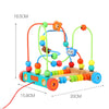 Montessori Wooden Bead Maze and Abacus – Early Math Toy for Toddlers Ages 1–3