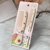 2Pcs/Set Cute Kids Hairdressing Comb - Anti-static Pointed Tail Comb for Girls - Strawberry Fruit Hair Comb