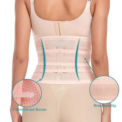Postpartum Girdle C-Section Recovery Belt, Back Support Belly Wrap, Abdominal Binder Shapewear Cinchers