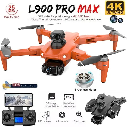 L900 Pro Max GPS Drone with 4K HD Dual Camera and 5G WiFi