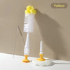 SAIDAH Simple Nylon Sponge Suction Feeding Bottle Nipple Pacifier Brush Set for Cleaning Water Sippy Vacuum Cup (2 in 1)