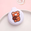 Princess Air Cushion Massage Hair Brush – Cute Cartoon Animal Fruit Comb with Mirror for Girls & Kids, Portable Makeup Tool