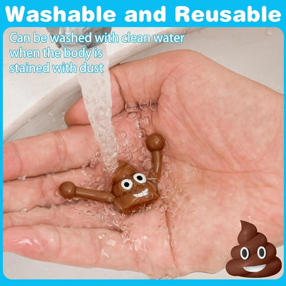6/12/24/36-Pack Sticky Shooting Fake Poop Slingshot Toys – Colorful Party Favors & Piñata Fillers