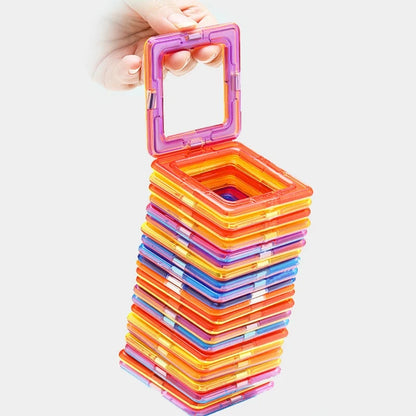 50PCS Magnetic Building Tiles Construction Set for Kids 3+