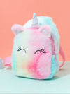 1 Pc Girls Cute Cartoon Plush Unicorn Chest Bag – Colorful Shoulder Crossbody Storage Bag for Daily Use - Kidzy Market