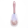 Large Baby Bottle Brush with Thick Handle for 360-Degree Decontamination; Cleaning Brush Features Hanging Hole and Long Handle