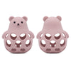 Baby Silicone Hollow Teether - BPA-Free, 0-12 Months, Cartoon Cute Chick Rattle, Infant Toys, Baby Accessories Gift