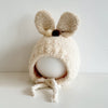 2024 Baby Hats Winter Girls Newborn Soft Cartoon Cute Rabbit Ears Knitted Beanie Hat Infant Warmer Stuff Toddler Kids Cap