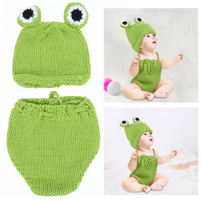 Newborn Baby Hat and Pants Photography Prop Outfit for 0-6 Months Old Baby