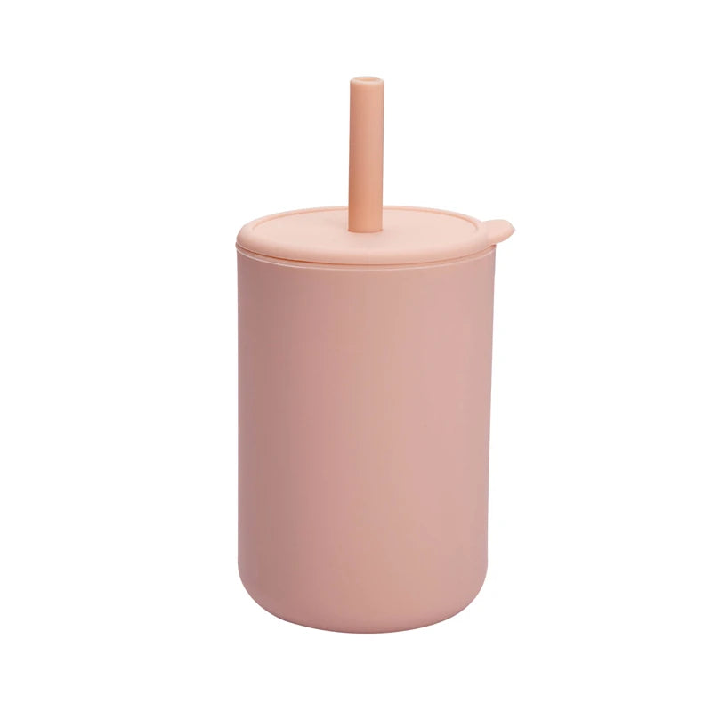 Silicone Snack Cup – Portable Food Storage Box for Toddlers, Kids Snack Container with Lid, Children Snack Storage Cup