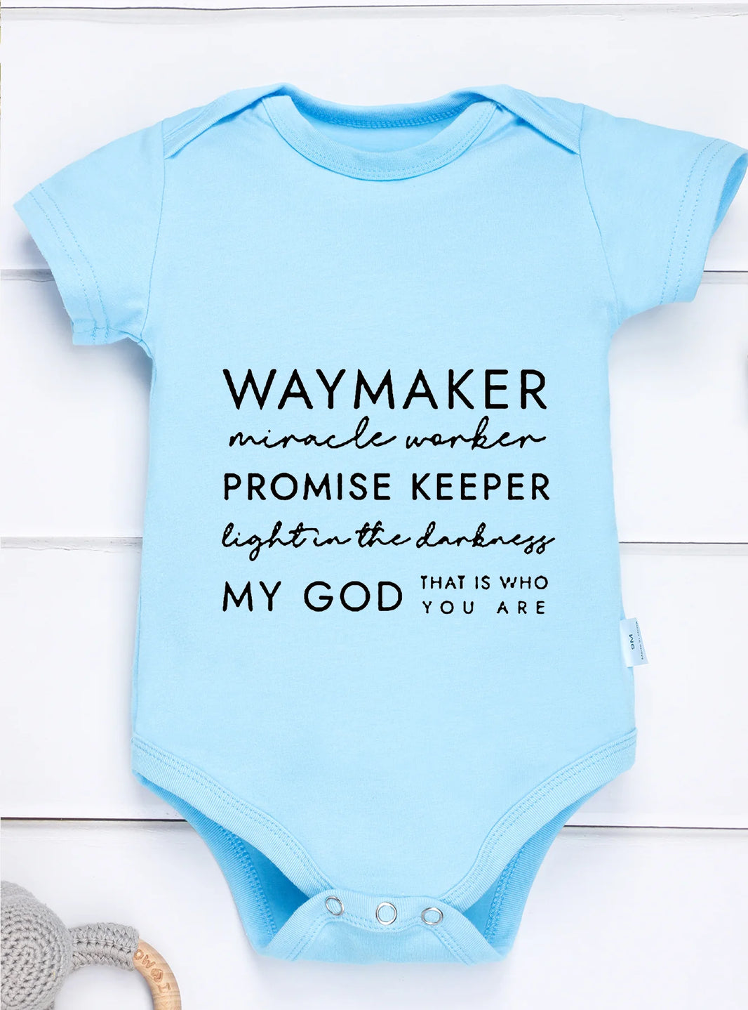 Infant Harajuku Baby Bodysuit – “My God, That’s Who You Ask” Toddler Romper for Boys & Girls – Newborn Jumpsuit