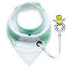 Fashionable Waterproof Cotton Baby Bibs – Triangle Saliva Towel & Pacifier Bibs for Infants - Kidzy Market