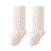 Winter Baby Mid-Tube Socks - Fleece Thick Newborn Socks | Warm, Soft Solid Color Toddler Socks