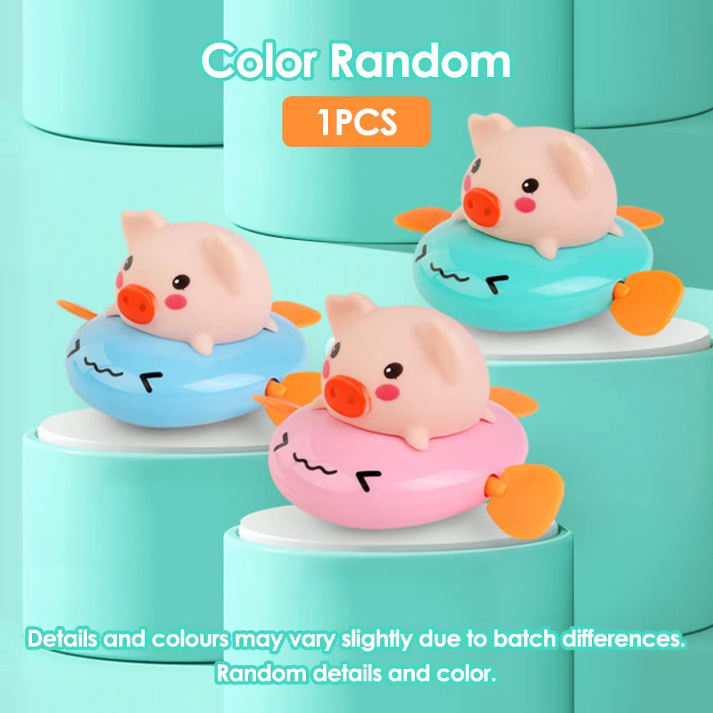 Baby Bath Toy Set – Cute Ducks, Piglets, and Cows Water Spraying Toys
