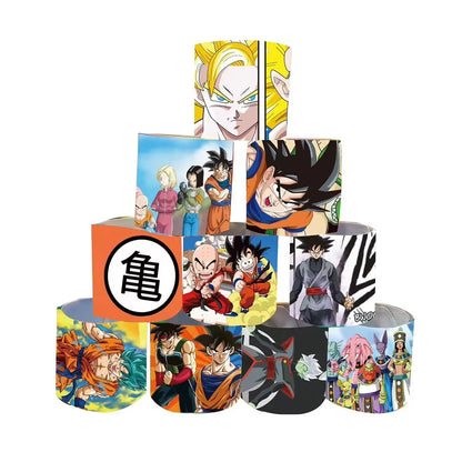 12/24/36pcs Bandai Dragon Ball Slap Bracelets - 22 x 3 cm (8.66 x 1.18 in) Anime Wristbands Party Favors for Kids