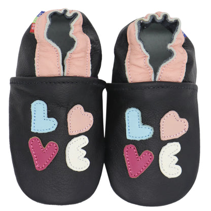 Carozoo Baby Shoes – Leather Children Slippers, Prewalker First Walking Shoes for Newborn Boys & Girls