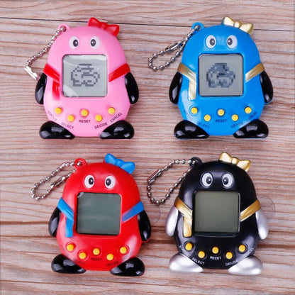 Creative Penguin-Shaped Electronic Pet Game with 168 Pets in 1, Virtual Tamagotchi Toy, Fun Electronic Gift for Kids