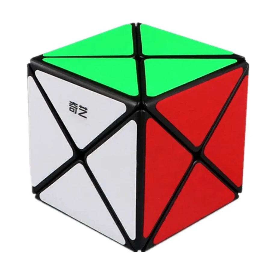 QIYI Speed Magic Cube 3x3x3, 4x4x4, 5x5x5 Puzzle with Black Stickers, Educational Learning Cubo Magico Toy for Kids