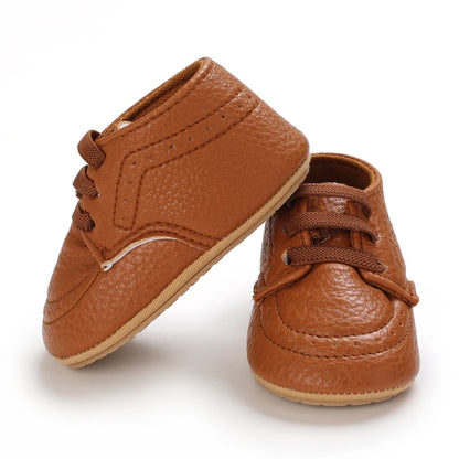 Boys and Girls Leather Loafers – Comfortable Oxford Dress Shoes, First Walkers, Baby Outdoor Shoes