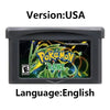 GBA Game Cartridge (32-bit, Pokemon Series, Odyssey Cloud White, FireRed & Silver Rival Rom Hack)