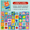 Children’s Craft Toy – Cartoon Animal Origami Paper Cutting Book, Paper Cut Puzzle for Early Learning and Educational Gifts