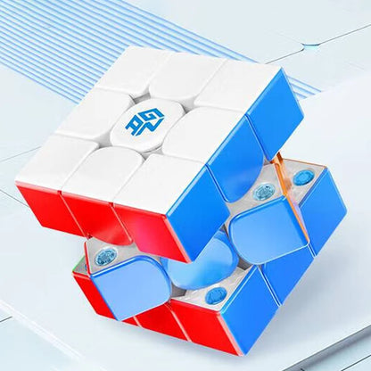 GAN 356 M 3x3x3 Magnetic Magic Speed Cube, Stickerless, GAN 356M Professional Fidget Toy, GAN 356 M Lite Cubo Magico Puzzle