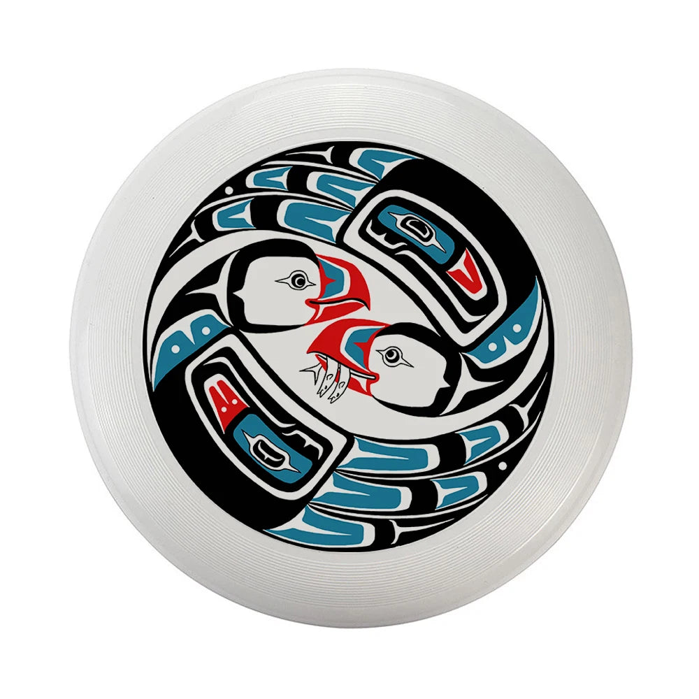 Flying Disc Frisbee - 200mm (7.9 in) & 275mm (10.8 in) Portable Flying Saucer for Outdoor Sports, Kids & Adults