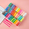 36-Color Super Light Air-Dry Modeling Clay Kit with 3 Tools, Soft Polymer Clay DIY Craft Set for Kids