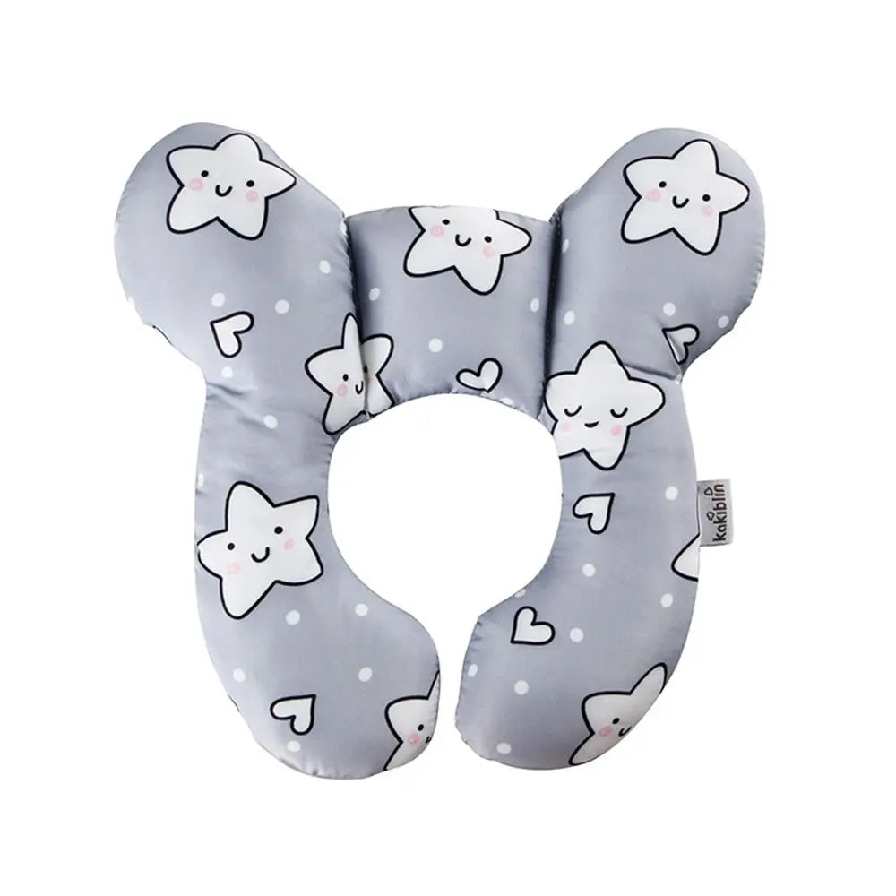 Protective U-Shape Car Seat Headrest – Soft Neck Support Pillow for Children Travel Safety