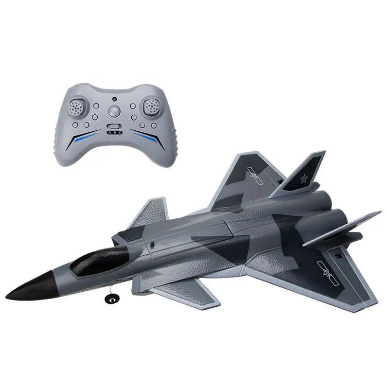 FX9630 RC Plane J20 Fighter Remote Control Airplane Soft Rubber Head Glider