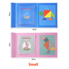 Wooden Magnetic Tangram Puzzle Book – Portable Montessori Educational Toy for Kids