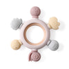 Baby Silicone Teether - Teething Toy for Infants 0-12 Months | Cartoon Rattle & Gum Relief Baby Accessories