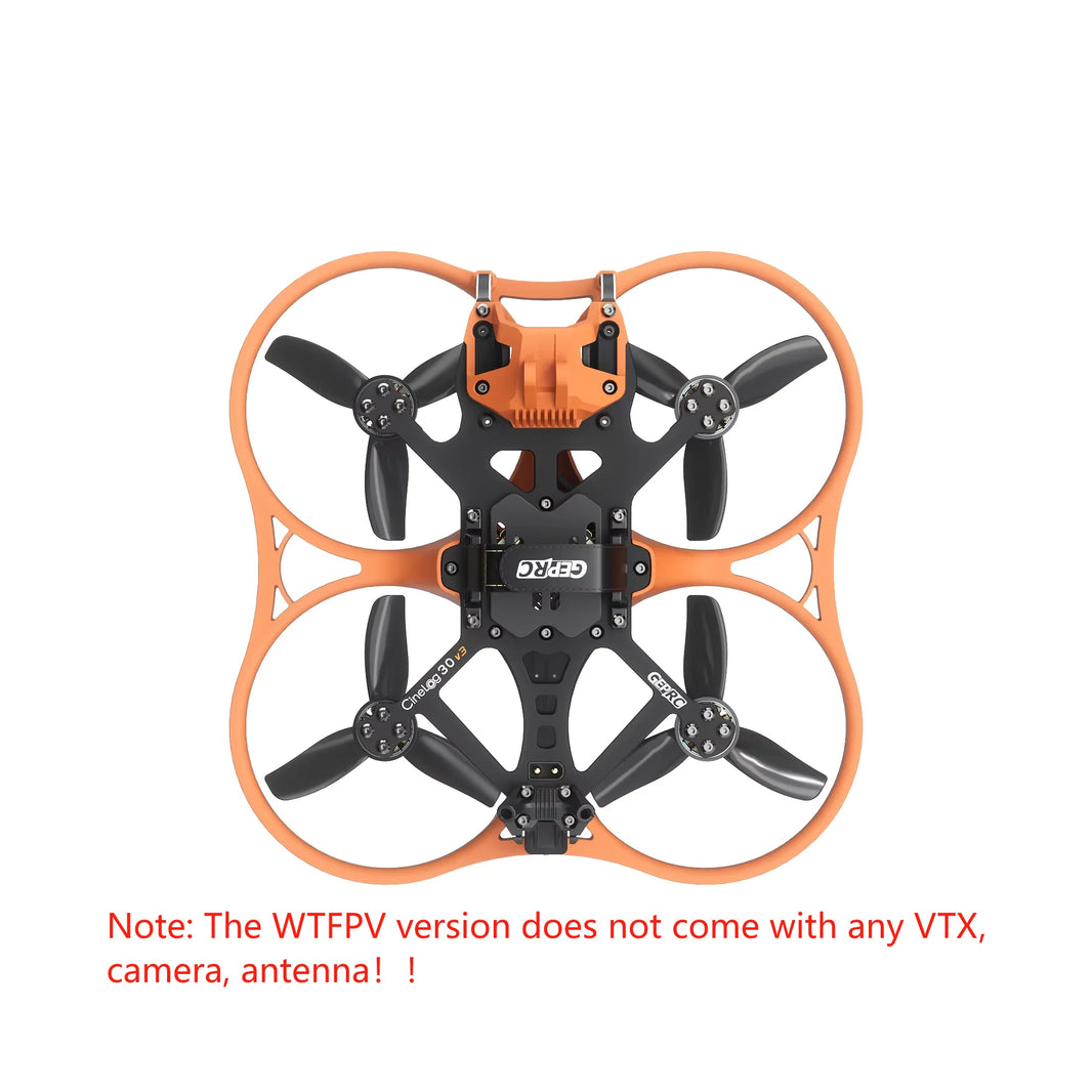 GEPRC Cinelog30 V3 FPV Quadcopter – O4 Air Unit PRO with TAKER F722 Flight Controller
