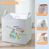 Folding Linen Storage Basket with Handles – Fabric Laundry & Toy Organizer for Closet, Bedroom & Office (Multiple Sizes: 35×40 cm / 13.8×15.7 in; 40×28×24 cm / 15.7×11.0×9.4 in; 40×30×40 cm / 15.7×11.8×15.7 in)