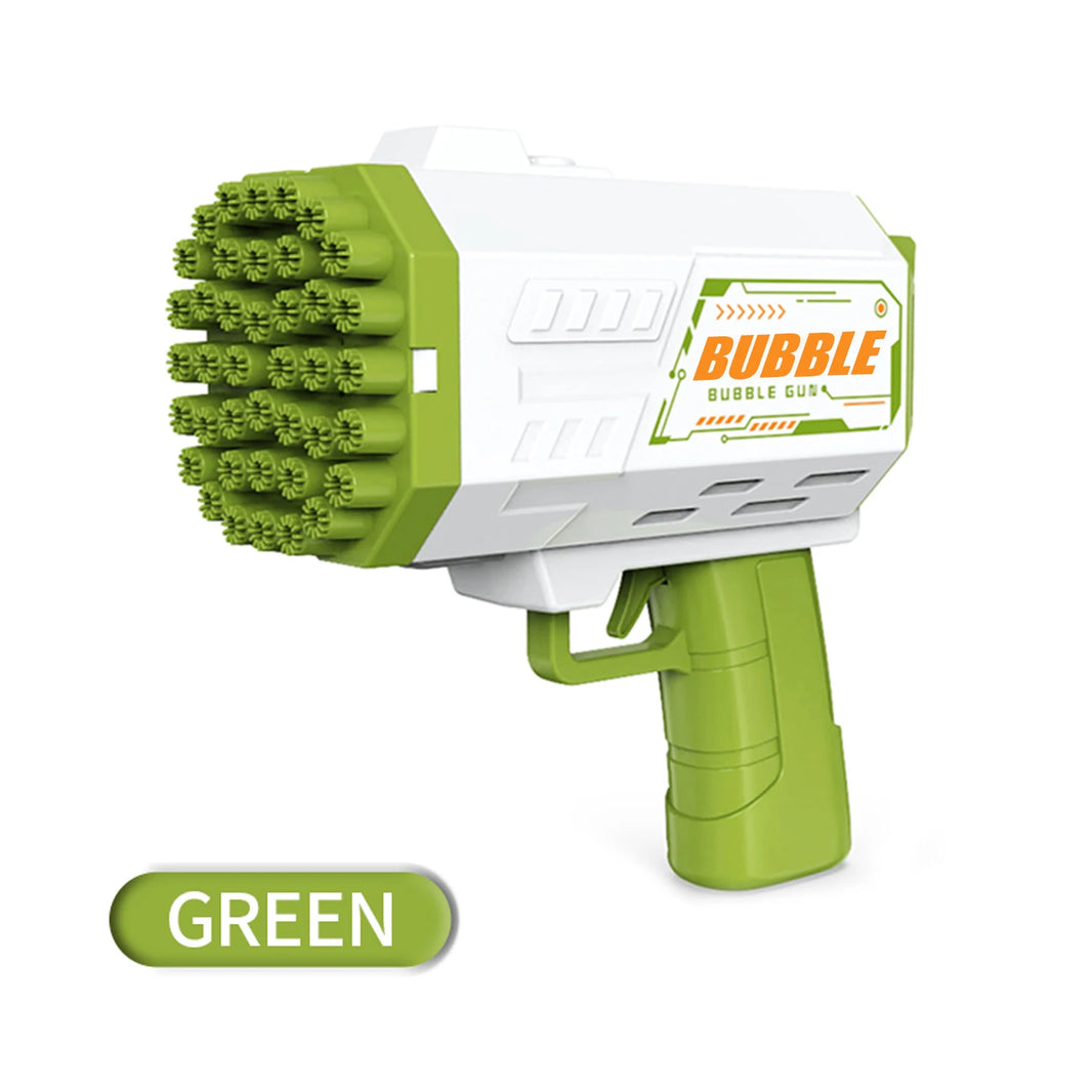 40-Hole Bubble Gun Machine with LED Lights – Automatic Bubble Blower Toy for Kids, Toddlers & Adults