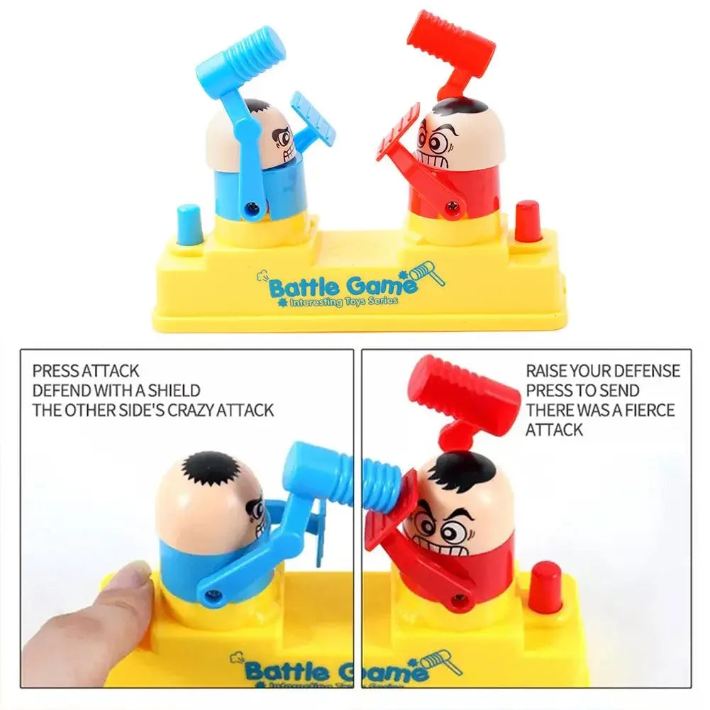 GSF Mini Finger Fighting Game Toy – Red & Blue Head-Bopping Duel for Kids & Parents
