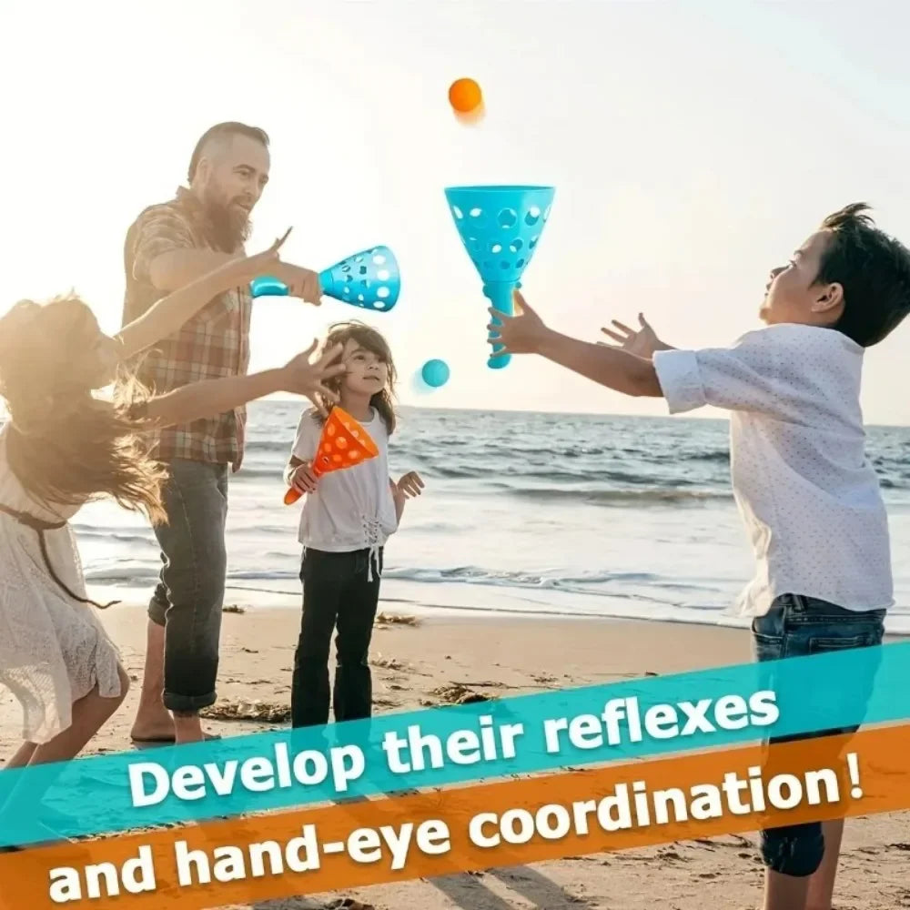 Toss & Catch Ball Game for Kids – Outdoor/Indoor Family Beach Backyard Party Toy