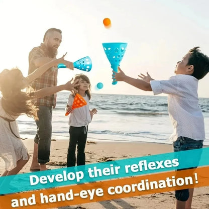 Toss & Catch Ball Game for Kids – Outdoor/Indoor Family Beach Backyard Party Toy