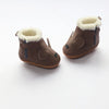 Winter Warm Wool Baby Girls Boots Genuine Leather Cartoon Koala Sheep Baby Boys Shoes Cow Leather First Walkers Snow Boots