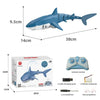 2.4G RC Shark Toy – Simulation Remote Control Submarine with Lights and Water Spray for Kids