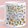 Personalized Custom Name 11 oz Ceramic 3D Pottery Inflated-Effect Coffee Mug – Gift for Mom