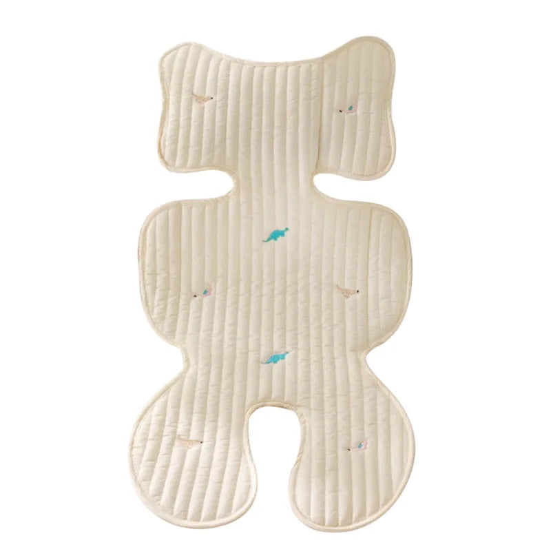 Baby Stroller Liner Breathable Soft Cotton Newborn Car Seat Cushion Seat Pad Infant Pushchair Mattress Mat Kid Pram Accessory