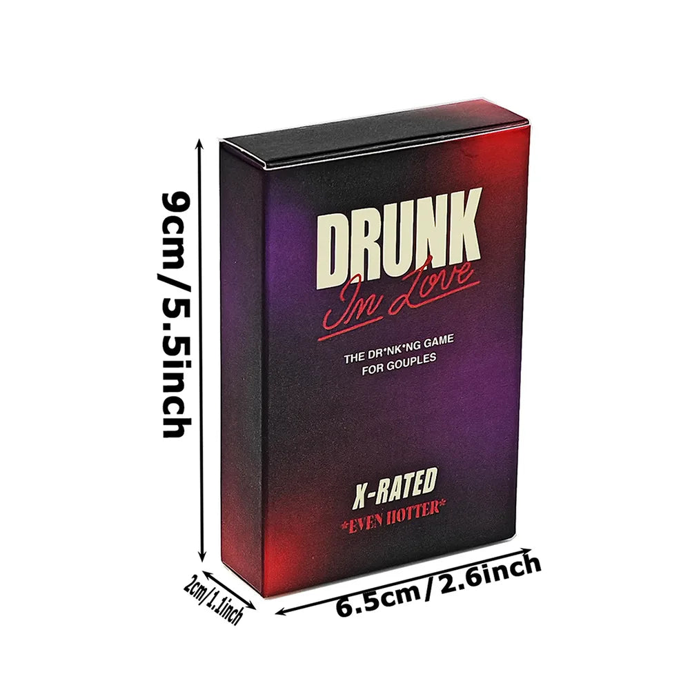 Drunk In Love - Original Couples Drinking Card Game, Fun Date Night & Relationship Game for Adults