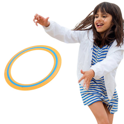 25 cm (9.84 in) Flying Disc — Portable Throwing & Catching Saucer for Beach, Backyard & Park