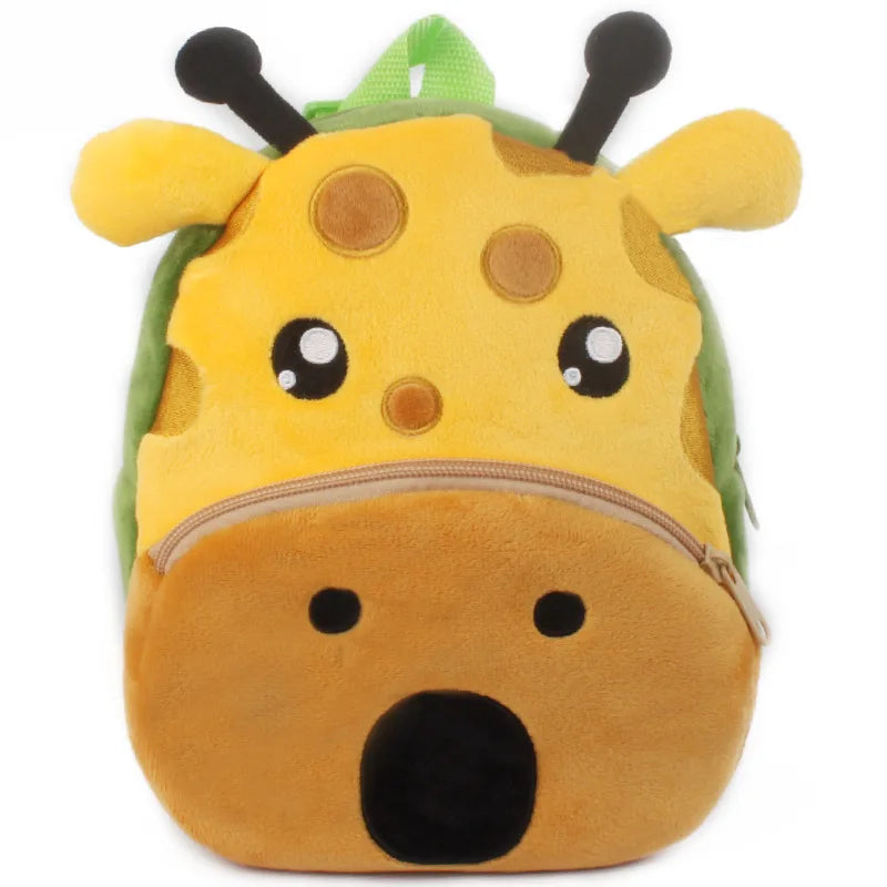 Fashion 3D Cartoon Print Children School Bags – Plush Kids Backpack for Boys & Girls, Mini Book Bag for Kindergarten - Kidzy Market