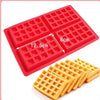 DIY Cute Round Waffle Food-Grade Silicone Mold for Chocolate, Candles and Baking