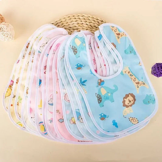 1PCS Baby Bibs | Cotton Waterproof Feeding Bibs for Toddlers | Kids Protection Scarf for Boys & Girls | Newborn Accessories - Kidzy Market