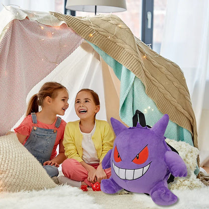 High-Quality Charizard Plush Backpack – Lovely Anime Cartoon Schoolbag and Gengar Cosplay Bag for Boys