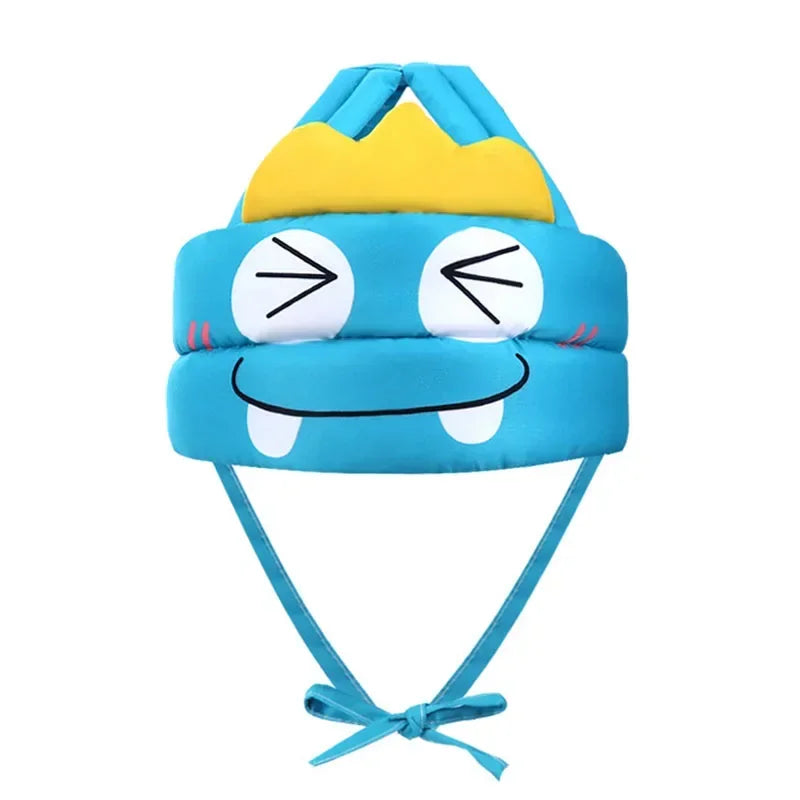Baby Safety Helmet, Soft Head Protection Hat, Adjustable Anti-Fall Crash Cap